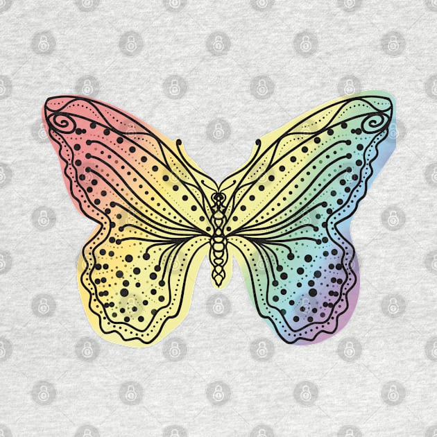 Butterfly wings pattern by Xatutik-Art